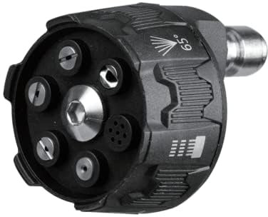 Kebtek Pressure Washer Nozzles, 6 in 1 Quick Change Multiple Angles Adjustable Nozzle Tips, 1/4 Plug Connect Tips, Pressure Washer Accessories (6-in-1 Nozzle)