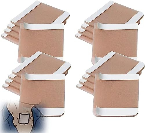 BLUEZY Collo Stoma della Protezione, Collo Stoma Collo di Copertura Trach Scudo A Prova di Polvere Copristoma Adesivi per Laringectomia E Tracheostomia 30pcs