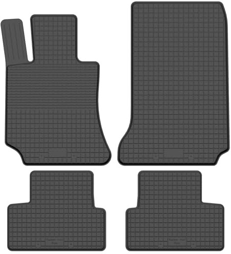 Gummimatten Gummi Fußmatten Satz für Mercedes-Benz C-Klasse W205 (2013-2021) - Hoher Rand 15 mm