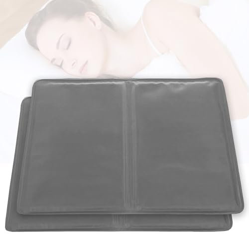 ATEK Gel Cooling Mats, 2 Pieces Gel Pillow Pads for Night Sweats, Heat Absorbing Cushions for Better Sleep, Comfortable Cushions Dissipates Heat Increases Sleep Quality