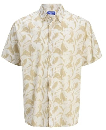 Jorjoshua Split Aop Shirt Ss, Safari, L