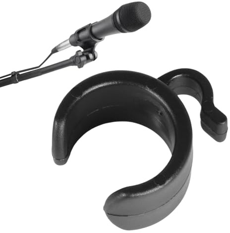 Fermacavi per Cavo Microfono Portacavi flessibile 20 pezzi | Clip ABS Flessibili Per Studio Registrazione Musicale Podcast Live Streaming Home Office Studio Creazione Contenuti
