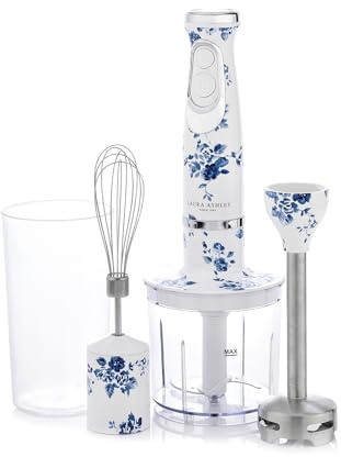 Laura Ashley China Rose 600 W Licuadora 4 en 1 por VQ