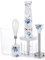 Laura Ashley Minipimer Immersione 600W con Stampa China Rose di VQ - Frullatore a Immersione 4-in-1 con Lame in Acciaio Inossidabile, Frusta, Ciotola per Tritare e Bicchiere da 300 ml