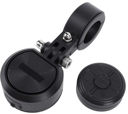 Clacson per bici elettrica con telecomando, allarme antifurto, campanello per bici elettrica ricaricabile regolabile, clacson per bici rumoroso da 120 dB per adulti e bambini