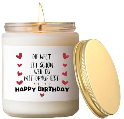 Geburtstagsgeschenk für Frauen Kerze Mit Spruch Geschenke zum Geburtstag für Frau Freundin Mama Schwester Tochter Beste Freundin Freundinnen Freundschaft Geburtstag Geschenk (Geburtstag)