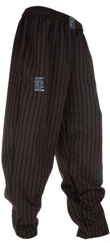 Herren Bodybuilding Hose AM Braun – Weite Gym Sporthose & Pumperhose | Bequeme Trainingshose für das Kraftsport-Studio, weiter Oversize-Schnitt für Herren