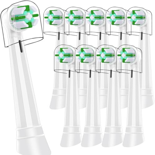 10 Stück Aufsteckbürsten Kompatibel mit Oral B iO 2 3N 3 4 5 6 7 8 9 10 Series Zahnbürste Elektrische, IO Zahnbürste Aufsätze Für Zahnfleischpflege und Zahnreinigung (Weiß)