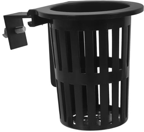INOOMP 2pièces Panier Hydroponique Mural pour Patates Support Suspendu pour Plantes Aquatiques Décoration Intérieure Et Extérieure Accessoires De Jardinage Noir
