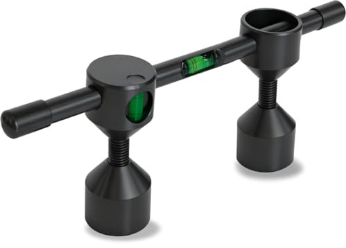 NONDK Flange Aligners Fit Flanges with Holes 1/2 to 1-7/16, Threaded Pipe Flange Alignment Tool Diameter with Built-in Level