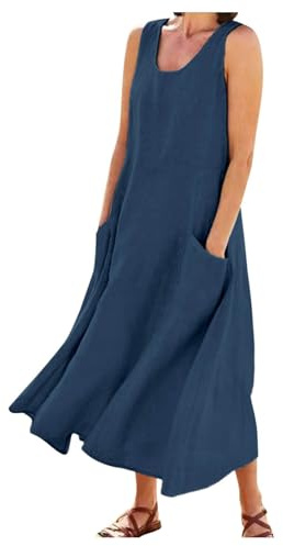 Générique Robe Femme Vintage Chic Été Décontractée Longue Manches Courtes Col V Imprimée Bohème Fleurie Taille Haute Fluide Légère Plage Vacances Soirée A111