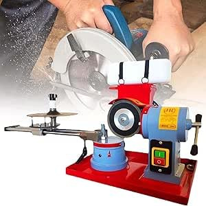 Electric Circular Saw Blade Sharpener, Adjustable Angle Mill for Carpentry and Wall Panel Processing, Durable Tool for Efficient Woodworking