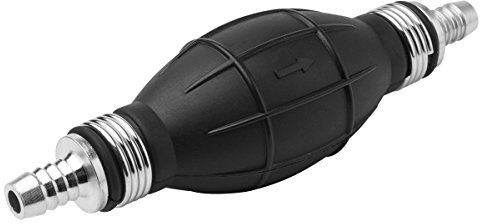 ePathChina® Pompa carburante manuale in alluminio per auto, barca, moto, 6 mm