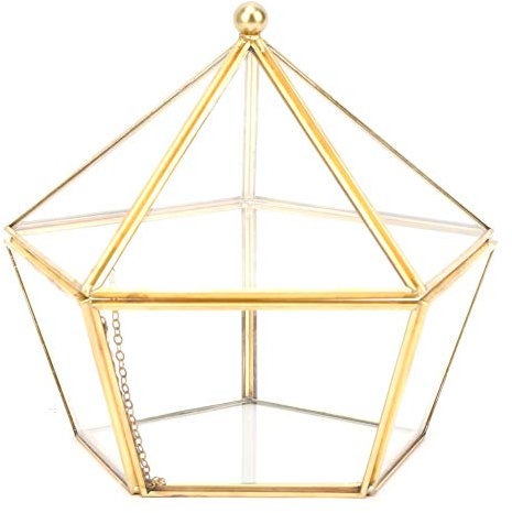Glas Terrarium Globen Sukkulenten Pflanze Blumenbehälter Halter Geometrische Form Dekor