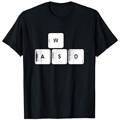 Gamer WASD RGB PC Zocken Gaming Konsole Videospiel Geschenk T-Shirt