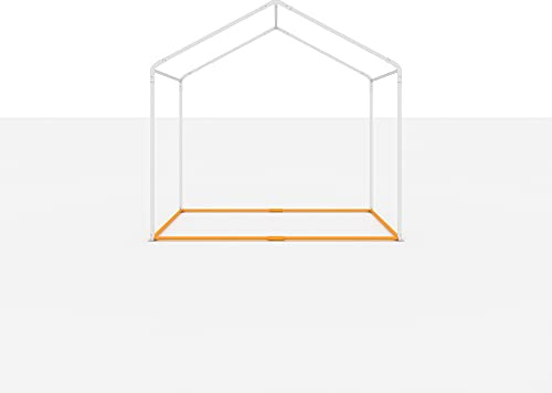TOOLPORT Universal Bodenrahmen 3x3 m Grundrahmen für Partyzelt, Pavillons, Zelte