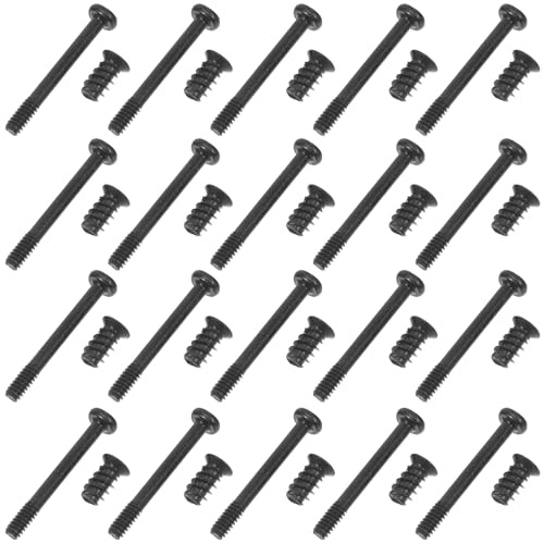 ULTECHNOVO Pc Case Fan Screws 60Pcs Set Flat Head Self-Tapping Screws for Computer Cooling Fan Installation and Chassis Assembly 1.25 Inch
