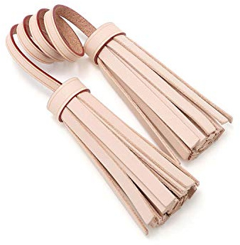 Senral Echte Vachetta Bräunungsleder Mini Quaste Tasche Charme für Tasche Pochette Accessoires Dress up schnelle Alma Tasche Geldbörse