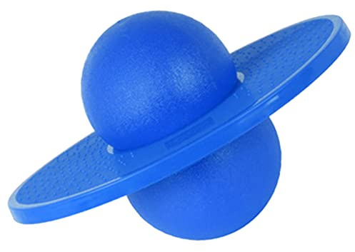 Toyvian Kind Pogo-übungs-Bounce-Ball Balance-Ball Mit Grip-Deck Jumper Bounce-Spielzeug Retro-lolo-Ball Kinder Gymnastikball Trichterball Draussen Griffigkeit Fitness