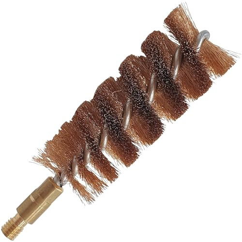BALLISTOL 23450 Reinigungs-Bürste Bronze, 12GA, M5, Kalibergenau, Flinte | Reinigungsbürste, kaliberangepasste Waffenlaufbürste aus Phosphorbronze, M5 Außengewinde