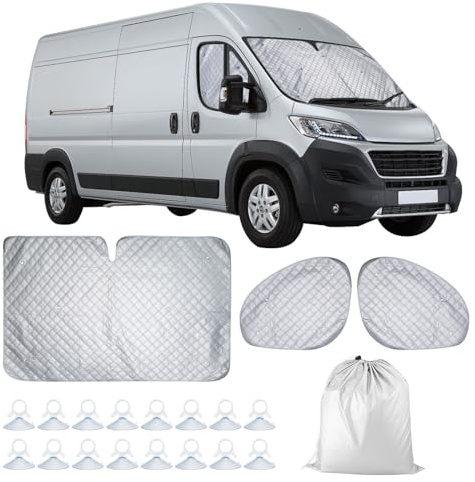 Sonnenschutz Frontscheibe für FIAT Ducato Thermomatten Wohnmobi BlockiertUV