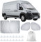 Thermal Windscreen Cover For Fiat Ducato, 3 Pcs Front Window Cover Blockout SunShade Wrap Cover Kit Van Windscreen Blinds for Campervan Motorhome