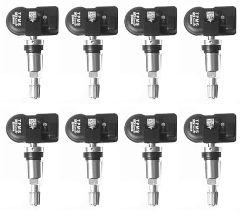 Booso 8 Sensor MX Programable 315 MHz + 433 MHz Universal 2 en 1 de Control de PresióN de NeumáTicos TPMS Tool-Program para