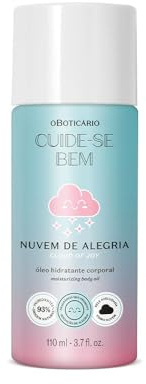 O Boticário | Cuide-se Bem | Aceite Corporal Nube de Alegría | 110 ml | Body Oil Hidratante para Mujer | Hidrata, Brillo | Aroma Dulce Envolvente | Familia Gourmand | Piel Suave, Luminosa | Vegano