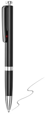Ponovo Digitales Diktiergerät, One-Touch-Aufnahme Diktiergerät Aufnahmegerä, Digital Voice Recorder mit Schreibfunktion (63GB)