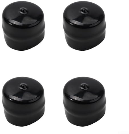 Jonikuper Lot de 4 capuchons d'essieu de tracteur à pelouse, pratiques et fiables, pour tondeuse autoportée, équipement de jardinage, housses anti-poussière pour roue avant