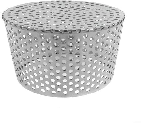 Bodenablaufabdeckung aus Edelstahl 304 für Dächer, Anti-Blockier-Design für den Außenbereich, zur Entwässerung (160 mm)