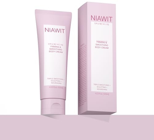 NIAWIT Firming Smoothing Body Cream – Visible Lifting & Tightening for Belly, Thighs, Butt | Helps Reduce Cellulite & Sagging Skin, Body Sculpting Moisturizer for Daily Body Care Routine | 4.24 fl.oz