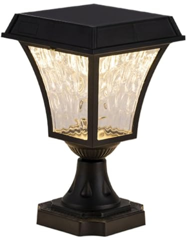 TTDGYYXW bolardo Luces outdoo Poste de luz Impermeable para Exteriores, lámpara de Columna de iluminación, Linterna de Pilar, lámparas de estigma, Linterna de Pedestal para Porche, Puerta