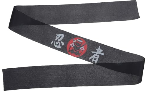 GOOHOCHY Japanisches Stirnband aus Polyester, schweißabsorbierend und langlebig, geeignet für Karate und Küche, atmungsaktiv für Herren und Damen