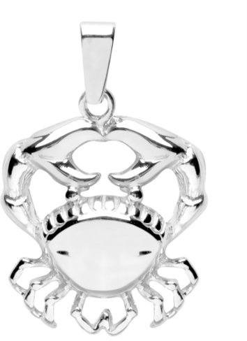 InCollections Unisex-Anhänger 925/000 Sterlingsilber, Tierkreiszeichen Krebs 1000201312100