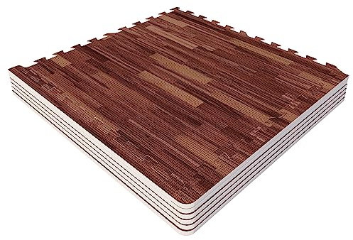 GORILLA SPORTS® Schutzmatten - 6 Matten mit 12 Endstücke, 60 x 60 x 1,2 cm, rutschfeste, Eva Schaumstoff, Farbwahl - Bodenschutzmatten Fitness, Bodenmatten, Puzzlematten, Unterlegmatten, Poolmatte