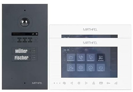 Videocitofono a 2 fili per abitazione familiare, 170 gradi