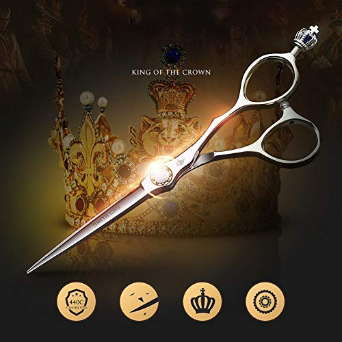 Profi Premium Haarschere - Extra scharfe Friseurschere inkl. edlem Etui - scharf & präzise - Idealer Haarschnitt für Damen und Herren - 6,5 zoll