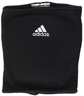 adidas unisex-adult 5 Inch Knee Pad Black/White Medium