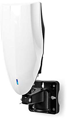 Ex-Pro High Gain 40dB Indoor/Outdoor HDTV Antenna Digital Freeview TV Aerial, 50km Range Reciever for DVB-T/DVB-T2/VHF/UHF/FM Signals, with 4G LTE LTE700 Filter