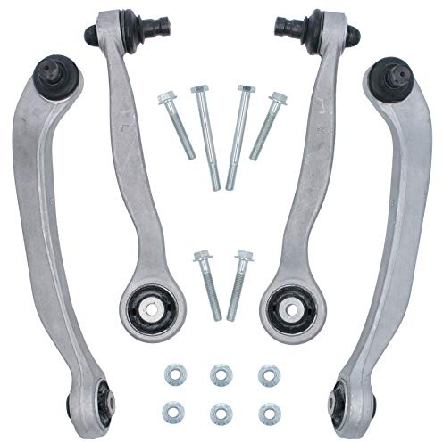 GEPCO 4-tlg Querlenker Satz Vorne Oben Links Rechts kompatibel mit Audi A6 4F C6 Avant Allroad 2.0 2.7 3.0 4.2 S6 A8 VW Phaeton 5.0 6.0 W12 V6 V8 V10