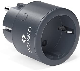 sonero® presa radio 2300 watt - presa radio con contatto di terra per interni, portata 30m, antracite