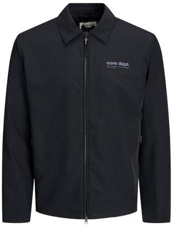JACK & JONES Herren Jcotrack Shacket Blouson, Schwarz, L