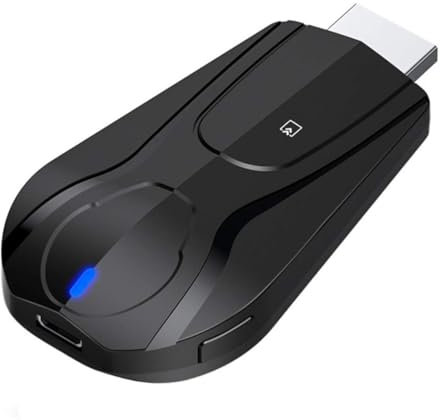 Dongle per display wireless 5G/2.4G, ricevitore portatile WiFi 4K 1080P HDMI Screen Mirroring compatibile con telefono a proiettore TV, supporto Miracast Airplay DLNA (5G)