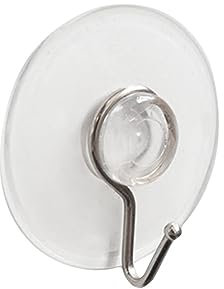 PRETYZOOM 25piezas Gancho De Ventosa Transparente Para Pared Ganchos Autoadhesivos Resistentes Para Baño Ducha y Cocina Colgador De Succión Extraíble