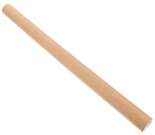 Uonlytech Tube D'Affiche En Carton Kraft 19.69In Tube De Rangement D'Impressions Et Documents Porte-Affiche Portable Protection Contre Pliures Pour Étudiants Architectes Designers