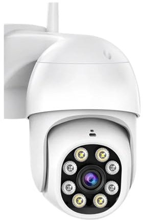 Caméras de Surveillance, 5X Zoom numérique caméra IP extérieur 1080P HD PTZ AI détection humaine vitesse dôme 8MP 4K suivi automatique caméra de sécurité ,pour la sécurité de la maison(2MP Camera)