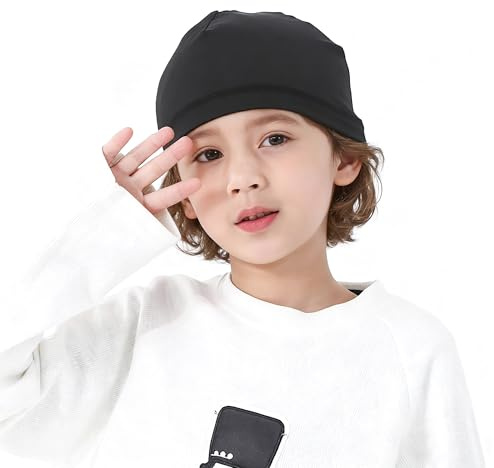 IPENNY 3 Stück Sportmütze Kinder Unisex Fahrradmütze Helmfutter Sonnenschutz für Reiten und Radfahren Kopftuch UV-Schutz Kappe Schnell Trocknend Sonnenschirme