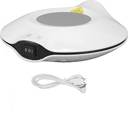 Smart Coffee Warmers Cup Warmer Electric Beverage Warmer USB Powered Cooling Heating Mug Warmer for Coffee Tea Milk Lovers White