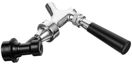 TIDTALEO Grifo De Cerveza De Acero Inoxidable con Bola De Bloqueo Grifo De Barril para Cervecero Casero Artesanal